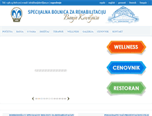 Tablet Screenshot of banjakoviljaca.rs